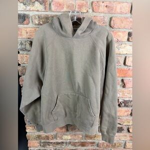 Fear of God Essentials Taupe Beige Logo Hooded Size M